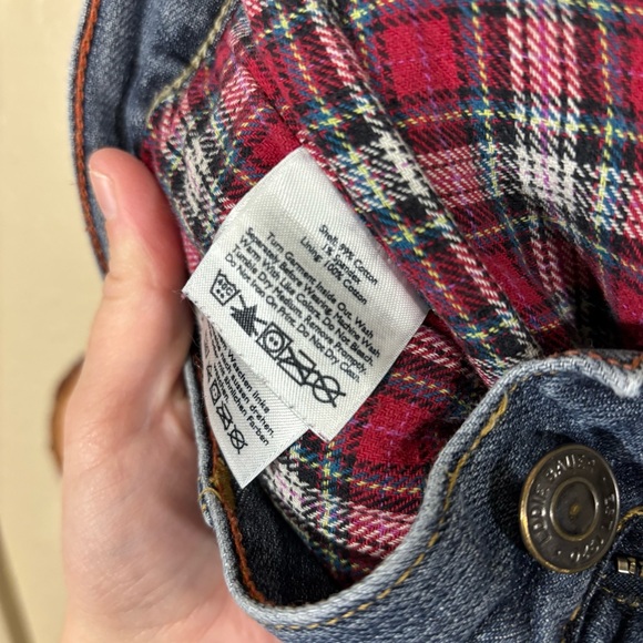 Eddie Bauer Women's Relaxed Boyfriend Fit Flannel Lined Jeans Size 6 - Picture 4 of 5